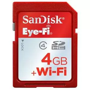 Карта памяти SanDisk 4Gb SDHC Eye-Fi (SDSDWIFI-004G-X46)