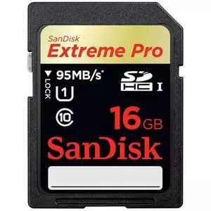 Карта памяти SanDisk 16Gb SDHC eXtremePro UHS-I сlass 10 (SDSDXPA-016G-X46)