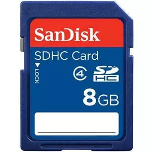 Карта памяти SanDisk 8Gb SDHC class 4 (SDSDB-008G-B35)