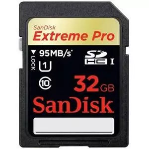 Карта памяти SanDisk 32Gb SDHC eXtremePro Class 10 UHS-I (SDSDXPA-032G-X46)
