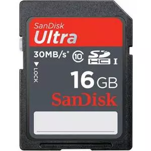 Карта памяти SanDisk 16Gb SDHC Ultra UHS-I Class 10 (SDSDU-016G-U46)