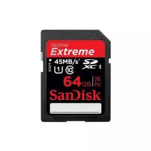 Карта памяти SanDisk 64Gb SDXC eXtreme Class 10 (SDSDX-064G-X46)