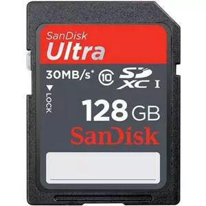 Карта памяти SanDisk 128Gb SDHC Ultra Class 10 UHS-I (SDSDU-128G-U46)