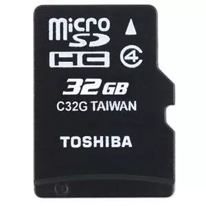 Карта памяти Toshiba 32Gb microSDHC class 4 (SD-C32GJ(BL5A)