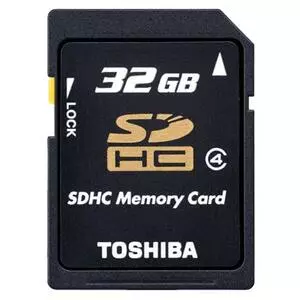 Карта памяти Toshiba 32Gb SDHC class 4 (SD-K32GJ(BL5)