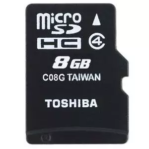 Карта памяти Toshiba 8Gb microSDHC class 4 (SD-C08GJ(BL5A / SD-C08GJ(6A)