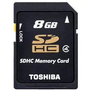 Карта памяти Toshiba 8Gb SDHC class 4 (SD-K08GJ(BL5)