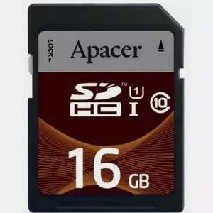 Карта памяти Apacer 16GB SDHC UHS-I 95/45 Class10 (AP16GSDHC10U2-R)