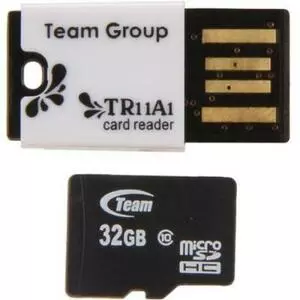 Карта памяти Team 32GB class 10 Team + Reader (TUSDH32GCL1029)