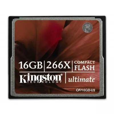 Карта памяти Kingston Compact Flash Card 16GB 266x (CF/16GB-U2) - 2