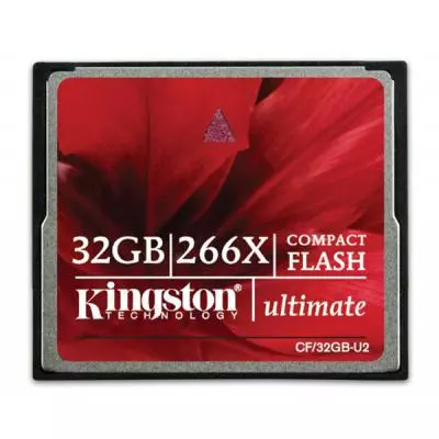 Карта памяти Kingston Compact Flash Ultimate 266x (CF/32GB-U2)