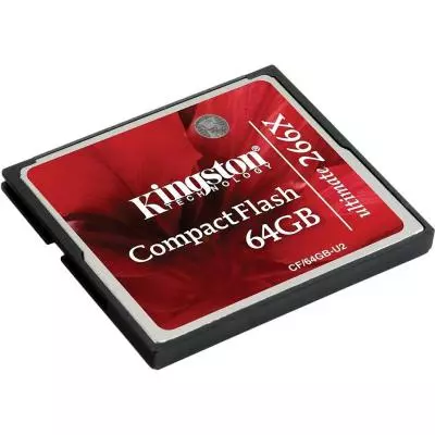Карта памяти Kingston Compact Flash 64Gb Kingston Ultimate 266x (CF/64GB-U2) - 1