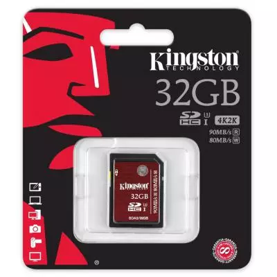 Карта памяти Kingston 32GB UHS-I Class3 (SDA3/32GB) - 2