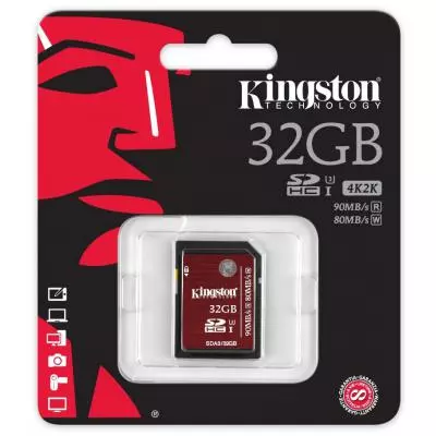 Карта памяти Kingston 64GB UHS-I Class3 (SDA3/64GB) - 2 Карта памяти Kingston 64GB UHS-I Class3 (SDA3/64GB) - 2