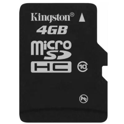 Карта памяти Kingston 4GB UHS-I Class10 w/o adapter (SDC10/4GBSP)