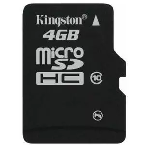 Карта памяти Kingston 4GB UHS-I Class10 w/o adapter (SDC10/4GBSP)