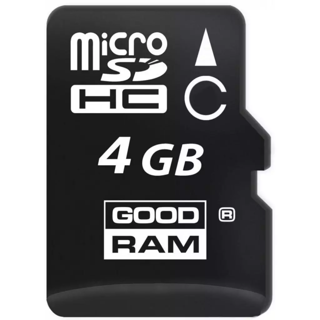 Карта памяти Goodram 4Gb microSDHC class 4 (SDU4GHCGRR10)