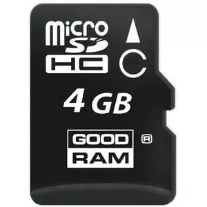 Карта памяти Goodram 4Gb microSDHC class 4 (SDU4GHCGRR10)