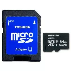 Карта памяти Toshiba 64Gb microSDXC class 10 (SD-C064UHS1(BL5A)