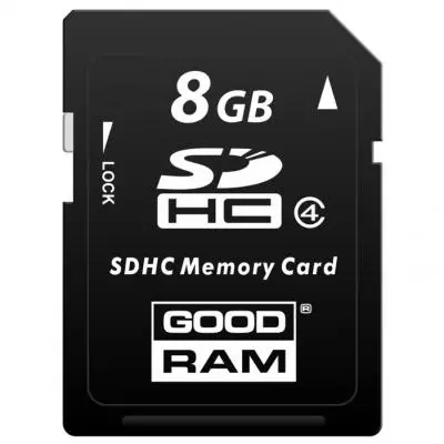 Карта памяти Goodram 8GB SDHC Class 4 (SDC8GHC4GRR10)