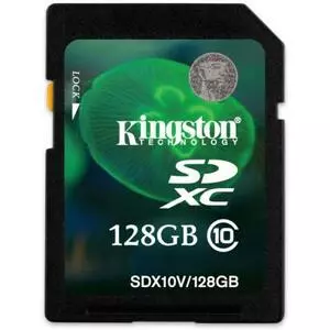 Карта памяти Kingston 128GB microSDXC class 10 (SDCX10/128GB)