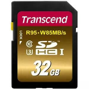 Карта памяти Transcend 32GB SDHC class 10 UHS-I U3 (TS32GSDU3X)