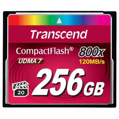 Карта памяти Transcend 256GB 800x (TS256GCF800)