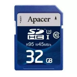 Карта памяти Apacer 32GB SDHC UHS-I 95/45 Class10 (AP32GSDHC10U3-R)