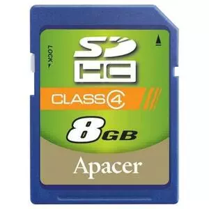 Карта памяти Apacer 8Gb SDHC class 4 (AP8GSDHC4-R)