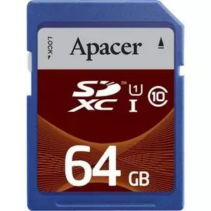 Карта памяти Apacer 64GB SDHC UHS-I Class10 RP (AP64GSDXC10U1-R)