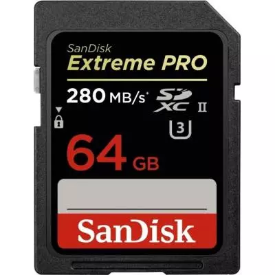Карта памяти SanDisk 64Gb SDXC ExtremePro 4K (SDSDXPB-064G-G46)