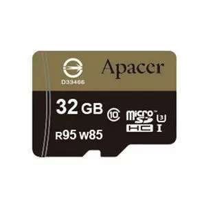 Карта памяти Apacer 32GB microSDHC UHS-I (95/85) U3 Class10 w/0 Adapter RP (AP32GMCSH10U4-R)