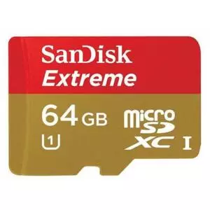 Карта памяти SanDisk 64GB microSDXC Class 10 UHS-I U3 (SDSDQXP-064G-G46A)
