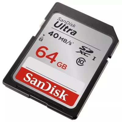 Карта памяти SanDisk 64GB SDXC Class 10 UHS-I (SDSDUN-064G-G46) - 1