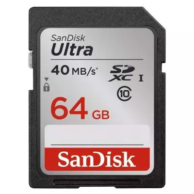 Карта памяти SanDisk 64GB SDXC Class 10 UHS-I (SDSDUN-064G-G46)