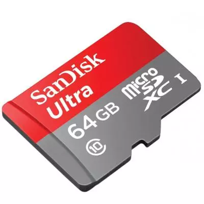 Карта памяти SanDisk 64GB microSDXC Class 10 UHS-I (SDSDQUAN-064G-G4A) - 1