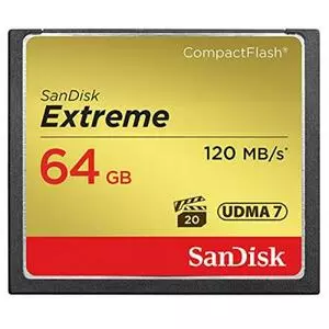 Карта памяти SanDisk 64GB Compact Flash Extreme (SDCFXS-064G-X46)