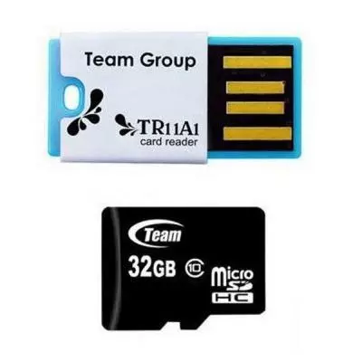 Карта памяти Team 32GB microSDHC Class 10 (TUSDH32GCL1005) - 1 Карта памяти Team 32GB microSDHC Class 10 (TUSDH32GCL1005) - 1