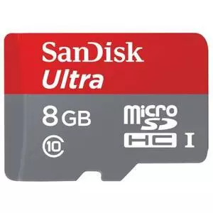 Карта памяти SanDisk 8GB microSDHC Class 10 UHS (SDSDQUAN-008G-G4A)