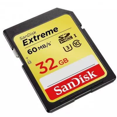 Карта памяти SanDisk 32Gb SDHC Class10 Extreme (SDSDXN-032G-G46) - 1 Карта памяти SanDisk 32Gb SDHC Class10 Extreme (SDSDXN-032G-G46) - 1