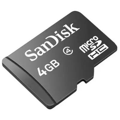 Карта памяти SanDisk 4Gb microSDHC Class 4 (SDSDQM-004G-B35) - 1 Карта памяти SanDisk 4Gb microSDHC Class 4 (SDSDQM-004G-B35) - 1