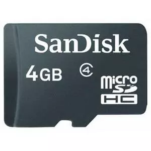 Карта памяти SanDisk 4Gb microSDHC Class 4 (SDSDQM-004G-B35)