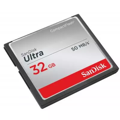 Карта памяти SanDisk 32Gb Compact Flash Ultra (SDCFHS-032G-G46) - 1 Карта памяти SanDisk 32Gb Compact Flash Ultra (SDCFHS-032G-G46) - 1