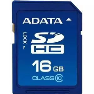 Карта памяти ADATA 16GB SDHC class 10 (ASDH16GCL10-R)