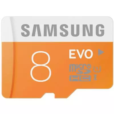 Карта памяти Samsung 8Gb microSDHC class 10 (MB-MP08D/CN) - 1 Карта памяти Samsung 8Gb microSDHC class 10 (MB-MP08D/CN) - 1