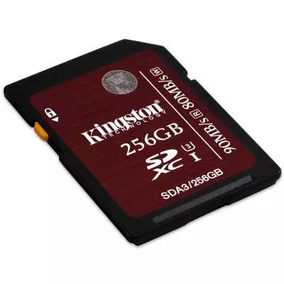 Карта памяти Kingston 256GB SDXC class10 UHS-I U3 (SDA3/256GB) - 1 Карта памяти Kingston 256GB SDXC class10 UHS-I U3 (SDA3/256GB) - 1