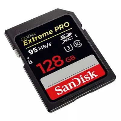 Карта памяти SanDisk 128GB SDXC Extreme Pro UHS-I U3 Class10 (SDSDXPA-128G-G46) - 1
