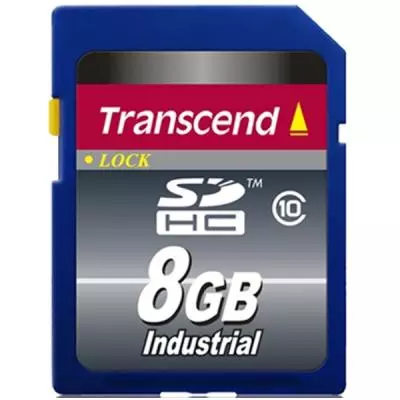 Карта памяти Transcend 8GB SDHC Class10 Industrial (TS8GSDHC10I)