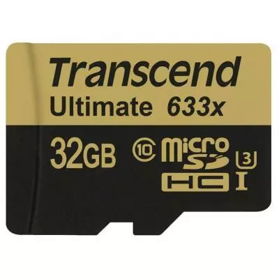 Карта памяти Transcend 32GB microSD Class10 UHS-I U3 (TS32GUSDU3) - 1