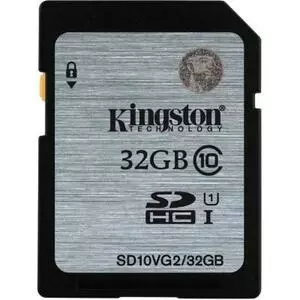 Карта памяти Kingston 32GGB SDHC Class10 UHS-I (SD10VG2/32GB)